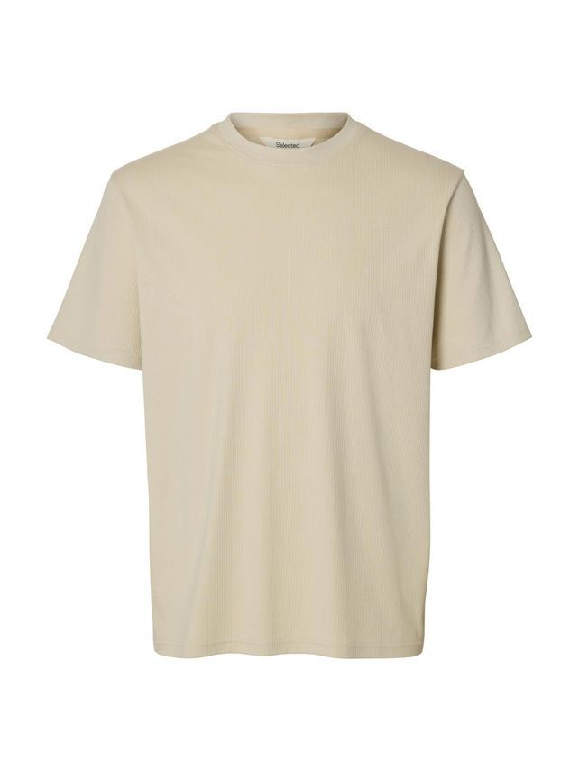 SLMSPENCER RIB SS O-NECK TEE NOOS