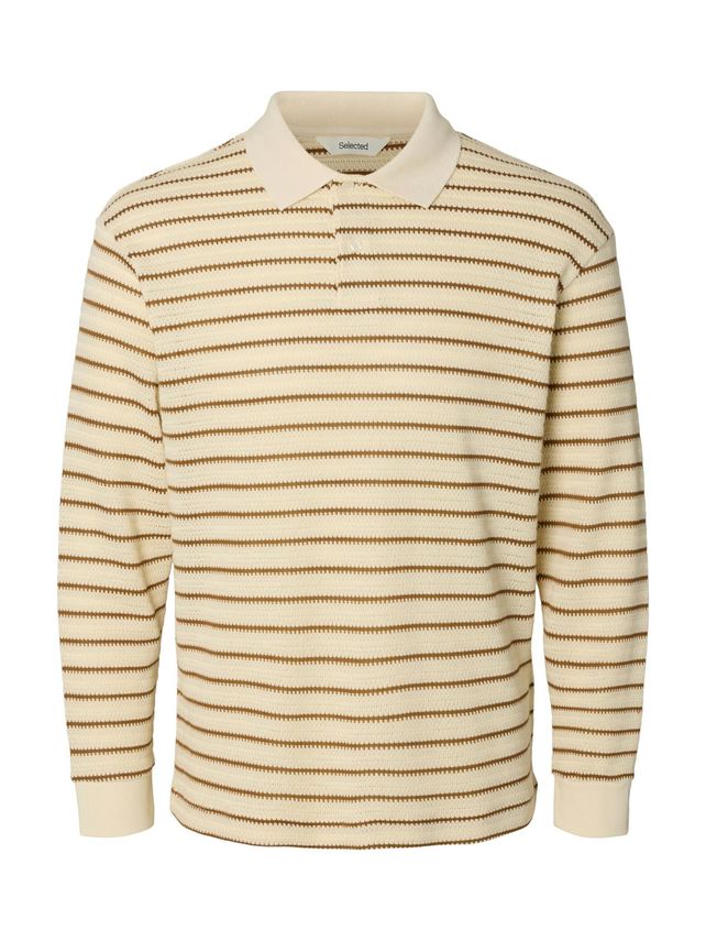 SLMRELAXLANDON JACQUARD LS POLO
